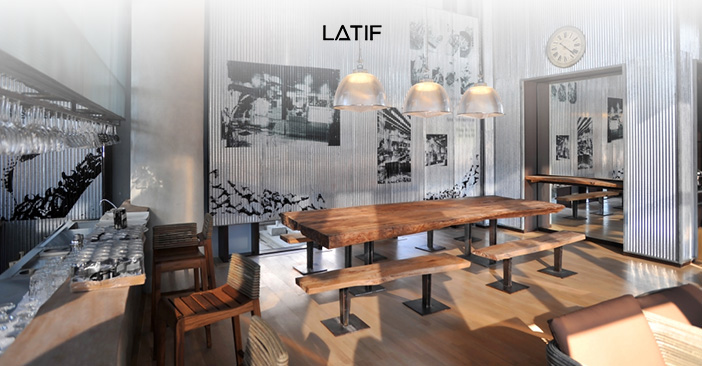 Desain interior industrial