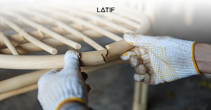 Tips membersihkan furniture rotan sintetis